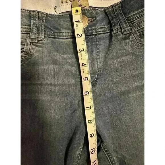 Democracy AB Technology Jeans Womens 6 Blue Light Wash Skinny Stretch Waist - Picture 6 of 8